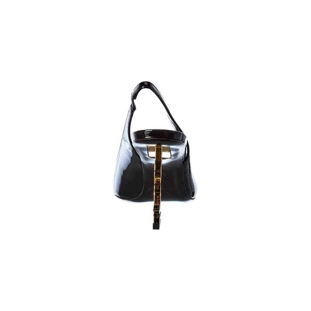 Saint Laurent Opyum 85 Patent Slingback Pump, Black - Picture 3 of 5
